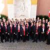 Romreise 2018 - Gruppenbild im Ehrenhof der Schweizer Garde