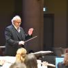 Jubiläumskonzert von Helmut Hubov - Thomas Trachsel in Aktion bei der Uraufführung des Grande Valse Symphonique (Photo: Johannes Stadler)